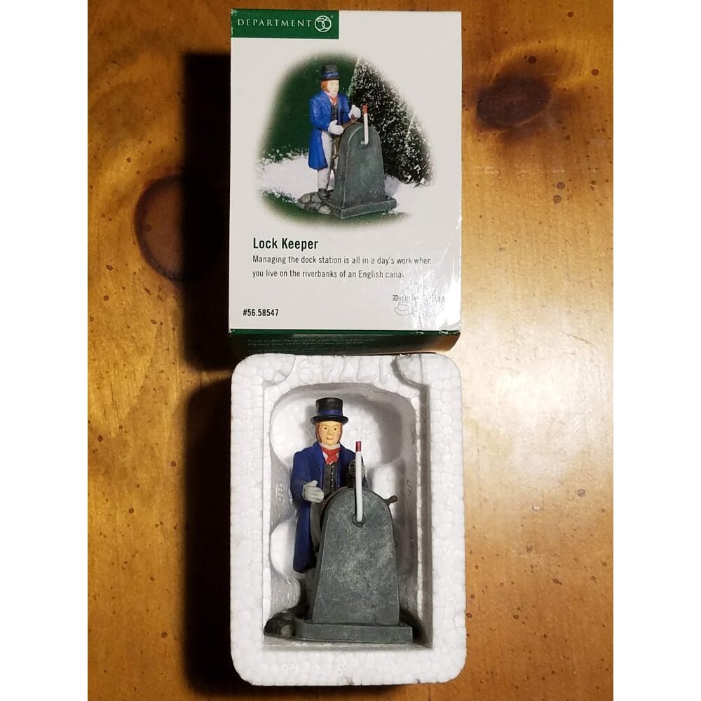 "Lock Keeper" #58547 Dicken's Village Series -Retired-